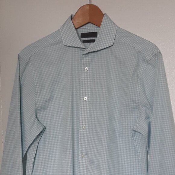 ck Calvin Klein Mens Dress Shirt No-Iron 15.5 34/35 - Picture 2 of 10